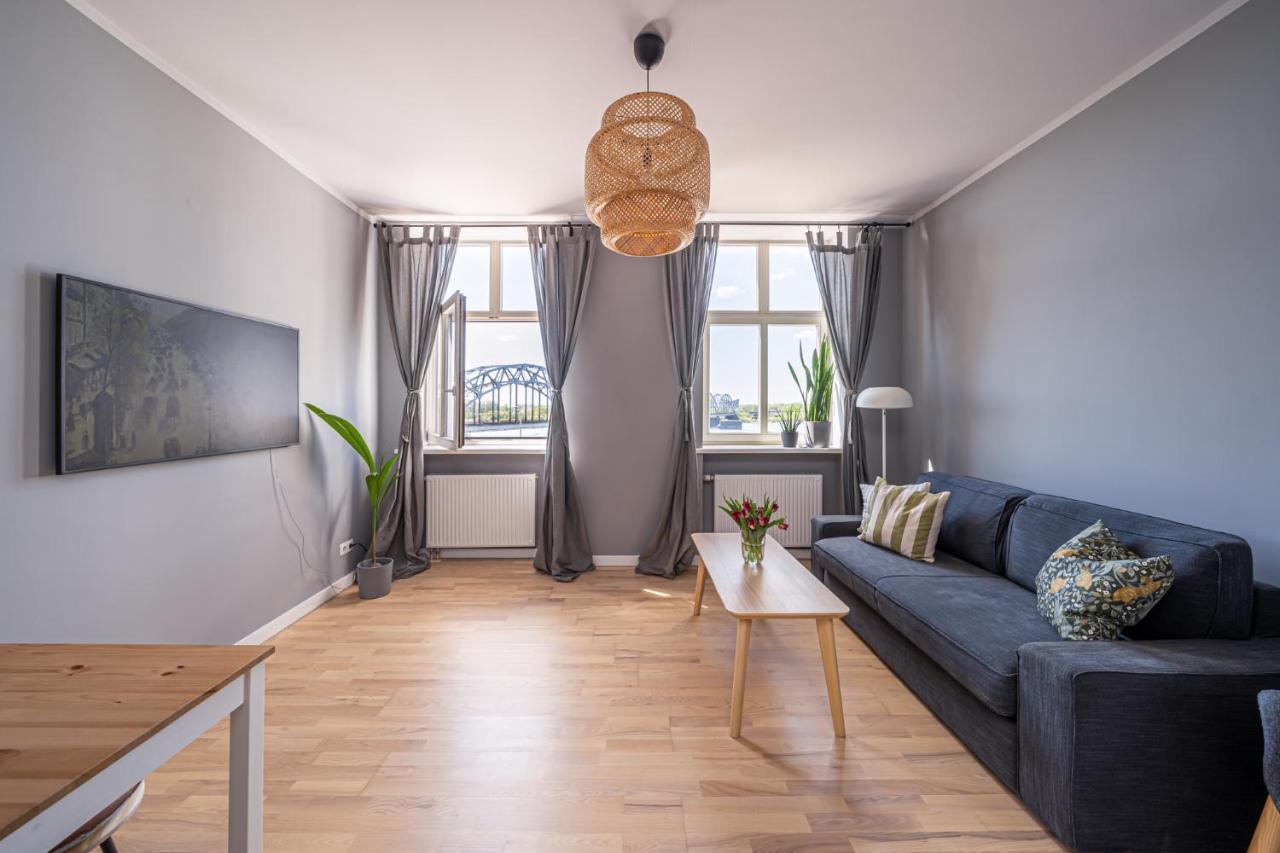 Cosy Studio With River View รีกา ภายนอก รูปภาพ